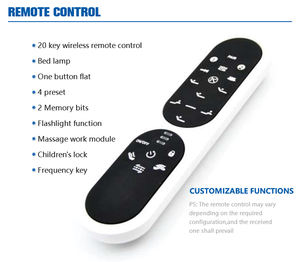 Base de Cama Eléctrica Inteligente Ajustable de Lujo Moderna de Alta Calidad Tamaño Queen con Control Remoto - Precio Mayorista - Product Image 3