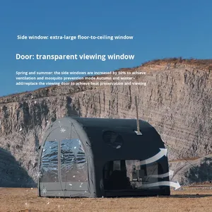 Tente Gonflable en Coton Tunnel Wormhole TianYi Tech, Grand Espace, Ouverture Rapide, Quatre Saisons, pour <span class=keywords><strong>Camping</strong></span> en Plein Air et Célébrités d'Internet Transfrontalières - Product Image 4