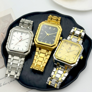 <span class=keywords><strong>Orologio</strong></span> al Quarzo <span class=keywords><strong>Vintage</strong></span> Quadrato NIAICE per Uomo, Stile Semplice e Affascinante, Retrò, Sportivo, con Quadrante in Vetro e Cassa in Lega, Supporto OEM/ODM - Product Image 6