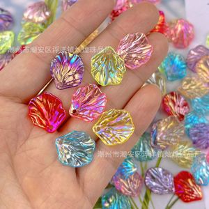 Cuentas de Concha Acrílicas Iridiscentes de 20mm para Accesorios de Joyería DIY, Horquillas y Ramos, Cuentas de Concha Coloridas - Product Image 1
