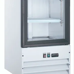 Single Glass Door Merchandiser with LED lighting Showcase _G258BMF-HC-Refrigeration Equipment