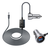 Convertisseur DC-DC Starlink pour voiture 12V/24V vers 30V 2A, alimentation allume-cigare avec affichage numérique et USB-A pour camping-car, camion, yacht