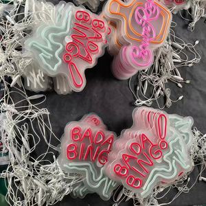 Enseigne néon Aile d'ange, Décoration murale de bar, Lumières LED pour bière et whisky, Publicité, pour Cave des Hommes, Chambre, Maison, Magasin, Pub, Alimenté par USB - Product Image 3