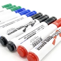 Marqueur effaçable à sec Monami de haute qualité, encre rouge/noire, pour tableau blanc, cadeau promotionnel, idéal pour le bureau et la planification DIY