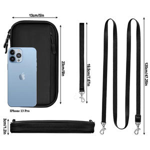 Cartera portátil para almacenamiento de documentos de viaje al extranjero, soporte multifuncional para boletos, bolsa colgante para pasaporte de gran capacidad - Product Image 2