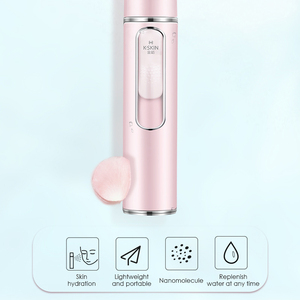 Rociador facial portátil recargable por USB con niebla fina para agua y tónico facial, spray facial nano hidratante. - Product Image 5