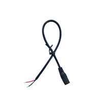 Câble d'alimentation CC 55mm 5521 5525 35135 connecteur mâle femelle à extrémités nues assemblage de queue de cochon