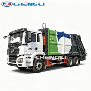 รถบรรทุกอัดขยะชัคแมนแบบงานหนักแรงอัดสูง พร้อมระบบปล่อยขยะไฮดรอลิก - Product Image 1