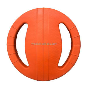 Jouet pour chien en forme de volant, disque volant, résistant aux morsures, interactif, en mousse TPR, flottant, respectueux des dents - Product Image 3