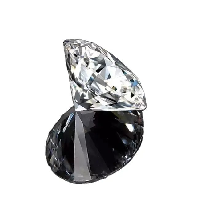 SI1 Clarity 0.5 Carats Lab Grown HPHT CVD Loose Diamond Diamond Cut EF White Color Jewelry Stars GUN Weight Material Moh Gem