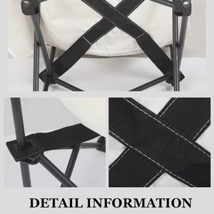 High <b>Back</b> Chair Outdoor Folding Camping Chair Multifunctional Household Portable Fishing <b>Stool</b> Wider Folding Chair - Product Image 5