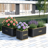 Service OEM/ODM Usine : Bac à plantes robuste en acier galvanisé, dimensions personnalisées, finition sur mesure pour entrepreneurs commerciaux (commandes en gros)
