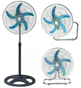 hot sale Ventiladore Industrial Standing Electric Fans Power Consumption With Metal Powerful Motor 18 Inch Industrial Fans