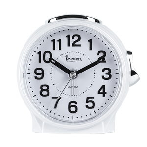 IMSH BB09604WH Đồng Hồ Báo Thức Kim Có Đèn Nền Led Hình Tròn Dễ Thương Phát Sáng Im Lặng Reloj Despertador Wecker - Product Image 1