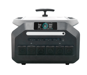 P3200 51.2V 3200W 2048WH สถานีพลังงานแบบพกพาความจุขนาดใหญ่ แผงโซลาร์เซลล์ แบตเตอรี่ MPPT คลื่นไซน์บริสุทธิ์ ไฟฉาย P3200 ใช้กับ Eme - Product Image 3
