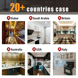 HAPPY HOUSES Ensemble de <span class=keywords><strong>cuisine</strong></span> sur mesure à 2999 $ Conception de <span class=keywords><strong>cuisine</strong></span> bon marché Armoires en bois Panneaux de porte de <span class=keywords><strong>cuisine</strong></span> Petit gris brillant Fournisseur d'armoires de <span class=keywords><strong>cuisine</strong></span> - Product Image 6