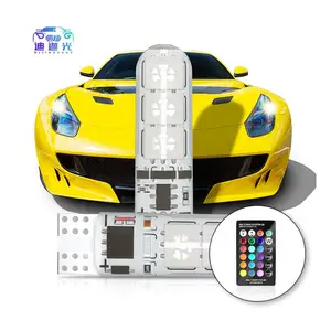 Vendita di fabbrica nuovo design RGB 12v r5w ba9s W5W 6led 6smd 5050 canbus barra di posizione anteriore car led indica lampadina laterale