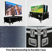 Système audio intégré professionnel PFC-7M avec écran LED hydraulique sans soudure pour remorques, idéal pour les centres commerciaux mondiaux
