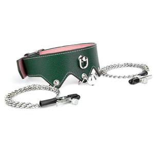 Produit de vente chaud SM adulte mâle et femelle jouets PU cou collier laisse Couple sexe formation flirter fournitures accessoires - Product Image 4