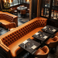Ronde Marbre Café Restaurant Chaise Table Banc Canapé Cabine Sièges Meubles Ensemble Stand pour Restaurant Café Café
