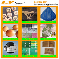 Machine de marquage laser CO2 RF LYLASER, graveur laser au dioxyde de carbone pour le marquage du bois, de l'acrylique, du cuir, du papier et des emballages