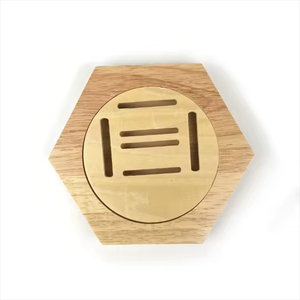 <span class=keywords><strong>DIY</strong></span>エコフレンドリー無垢材ハニカム形状六角形メダル壁掛けアートお土産家の装飾ディスプレイスタンドスポーツテーマ - Product Image 6