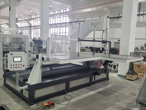 半自动 SIP 板材生产线 新型镁板建筑机械 PU 夹芯板 Prensa Paneles Sip - Product Image 2