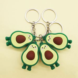 Aguacate PVC Keychain 3D Fruit Avocado Keyring Key Bag Car Pendants Promotional Gifts - Product Image 1
