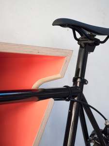 Perchero de madera montado en la pared para bicicleta, nuevo diseño personalizado, para interior - Product Image 6