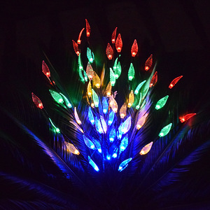 ไฟสวนพลังงานแสงอาทิตย์ 3 กิ่ง LED กันน้ำ ตกแต่งลานบ้านด้วยพลังงานแสงอาทิตย์ - Product Image 4
