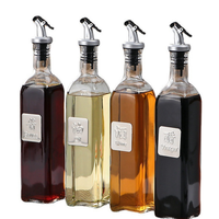 Bouteille d'huile d'olive en verre ambré vert foncé Marasca, pour jus, sirop, soja, camélia, huile de cuisson, sésame, avec bouchon inviolable Ropp
