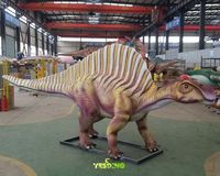 Modèle de dinosaure simulé de 5 m, Ouranosaurus animatronique télécommandé avec structure métallique pour une utilisation en intérieur/extérieur lors d'expositions