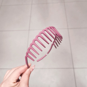 लड़कियों के लिए शीर्ष पर दाढ़ी वाले लंबे दांतों का चेहरा वाशिंग हेडबैंड महिला हेयर एक्सेसरीज - Product Image 5