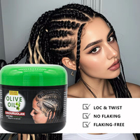 Gel coiffant noir pour tresses 300g, sans produits chimiques agressifs, sûr pour un usage quotidien, pour l'entretien des dreadlocks afro