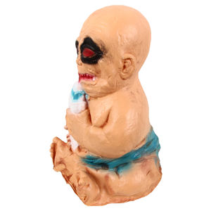 Adorno de Mesa de Látex para Halloween, Biberón de Bebé Zombi Espeluznante, Detalle de <span class=keywords><strong>Ojos</strong></span> Rojos y Boca Ensangrentada - Product Image 5
