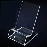 Mini Clear View Acryl Desktop Stand Handy Handy Lupe Displays Halter Rack