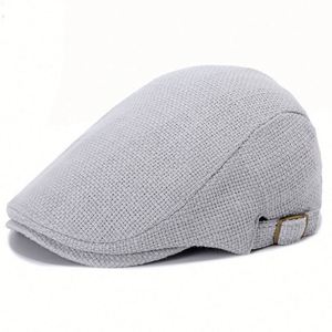 Meilleures ventes : Nouveau style de béret, casquette plate en jute, casquette gavroche, casquette Ivy personnalisable pour femmes et hommes, mode estivale, tenue décontractée et sportive - Product Image 4