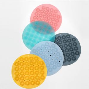 <span class=keywords><strong>Tapis</strong></span> <span class=keywords><strong>de</strong></span> douche <span class=keywords><strong>rond</strong></span> lavable en machine <span class=keywords><strong>Tapis</strong></span> <span class=keywords><strong>de</strong></span> bain antidérapant avec ventouses et trous d'évacuation pour baignoire <span class=keywords><strong>de</strong></span> salle <span class=keywords><strong>de</strong></span> bain, rose - Product Image 5