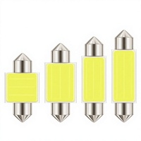 Lumière de toit LED pour voiture, modèle SJ COB 3W, lampe de lecture, double point COB, haute luminosité, éclairage de plaque d'immatriculation, éclairage de coffre, éclairage de cabine