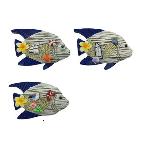 Aimant en résine 3D en forme de poisson, design <span class=keywords><strong>Tahiti</strong></span>, souvenir de plage, vente chaude pour les fabricants, à prix avantageux - Product Image 1