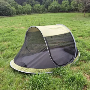 2 Pessoa pup Outdoor Camping Tenda Quick-Open Camping Automatic Small Size Boat mesh tent