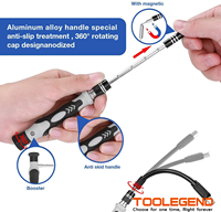 Jeu de tournevis de 122 pièces pour téléphone portable et divers kits de réparation d'instruments de précision