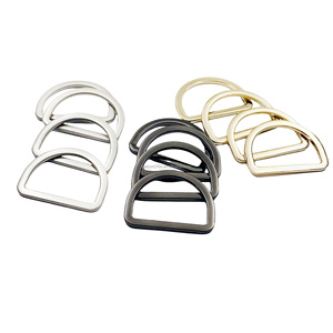 ห่วงรูปตัว <span class=keywords><strong>D</strong></span> แบบแบน Quality15mm สูง20มม. 25มม. 30มม. 35มม. 40มม. 45มม. 50มม. หัวเข็มขัดซิงค์อัลลอยสีสันสดใส - Product Image 5