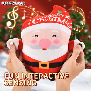 Babbo Natale Elettrico a Batteria con Sensore, Giocattolo Peluche <span class=keywords><strong>Metronomo</strong></span> Musicale per Bambini - Product Image 3
