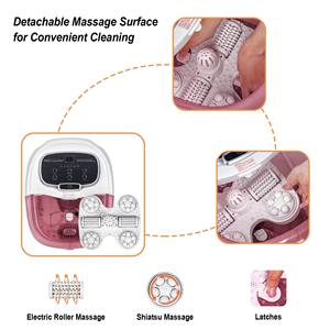 Massaggiatore per piedi di lusso con calore per alleviare lo Stress, bagno per piedi con rulli motorizzati e <span class=keywords><strong>doccia</strong></span> - Product Image 6