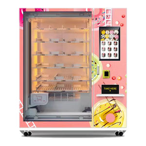 Distributeur automatique d'aliments frais de salade de distributeur automatique de cupcake de réfrigérateur de système d'ascenseur d'axe avec l'écran tactile de 21.5 pouces - Product Image 3