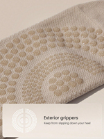 Chaussettes de yoga en gros personnalisées, douces, ventilées, en maille, avec grip, pour le studio, l'entraînement quotidien