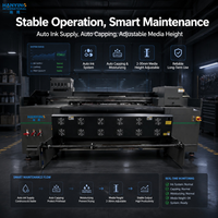 Nueva Impresora Industrial Híbrida Eco Solvente de 1900mm Totalmente Automática con 8 Cabezales de Impresión I3200-E1 para Impresión en Material de Rollo