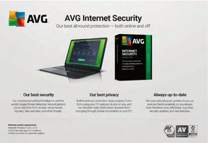 Software Antivirus de Protección de Privacidad en Línea para PC/Mac/Android/Linux, 1 DISPOSITIVO/1 AÑO, Código en Línea para AVG Internet Security 2022 - Product Image 3