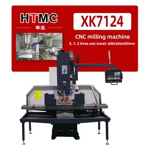 เครื่องกัดขนาดเล็ก XK7124 เครื่องกัด CNC แนวตั้ง เครื่องกัดเครื่องบิน Keyway